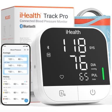 iHealth Track Pro Upper Arm Blood Pressure Monitor for Home Use