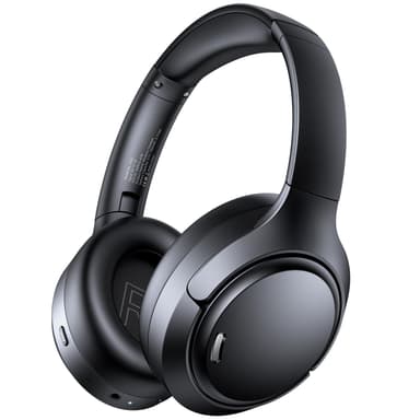 Hybrid Active Noise Cancelling Bluetooth 6.0 Headphones with 120H Playtime and Hi-Res Audio