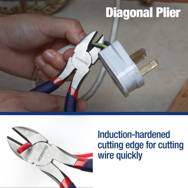 WORKPRO 7-Piece Pliers Set – Durable and Versatile Tools for Home and DIY Projects