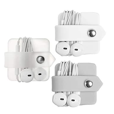 ELFRhino Silicone Earbuds Cord Organizer - Compact and Durable Cable Management