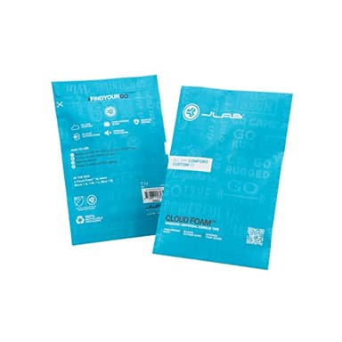 JLab Cloud Foam Earbud Tips – Comfortable, Moisture-Wicking Memory Foam Replacement