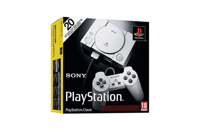 Sony PlayStation Classic Console with 20 Pre-Installed Games Holiday Bundle