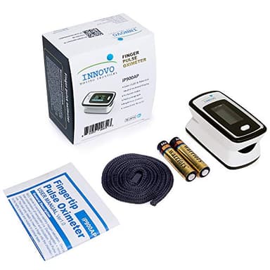 Innovo Deluxe iP900AP Fingertip Pulse Oximeter - Accurate Blood Oxygen & Pulse Monitor