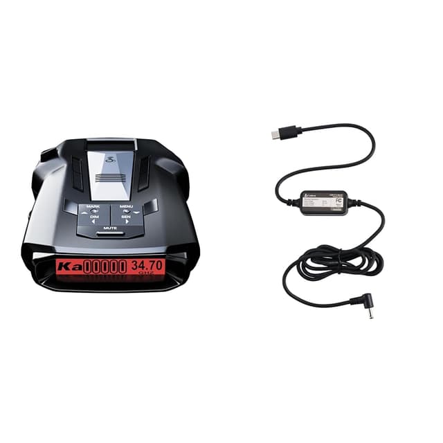 Cobra RAD 480i Laser Radar Detector with Bluetooth and LaserEye Technology