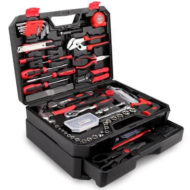 KingTool 325 Piece Home Repair Tool Kit with Durable Storage Case