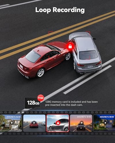 REDTIGER 4K Front and Rear Dash Cam with STARVIS 2 Sensor and GPS