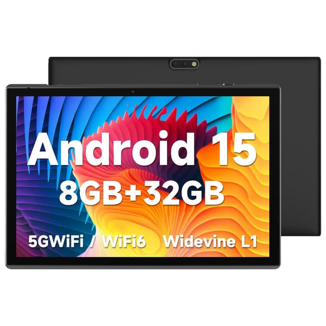 ZZB 10.1-inch Android 15 Tablet with 8GB RAM and 1TB Expandable Storage