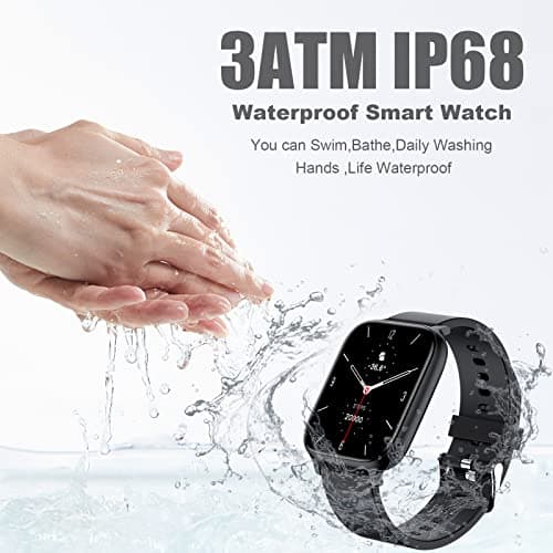Torjalph Smart Watch for Men and Women with 1.83-inch Full Touch Screen and IP68 Waterproof