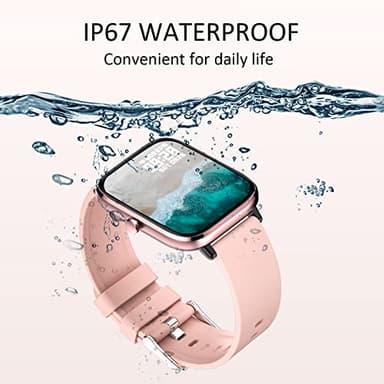 Smartwatch for Women with Call Function, Fitness & Health Tracking, and Waterproof Design