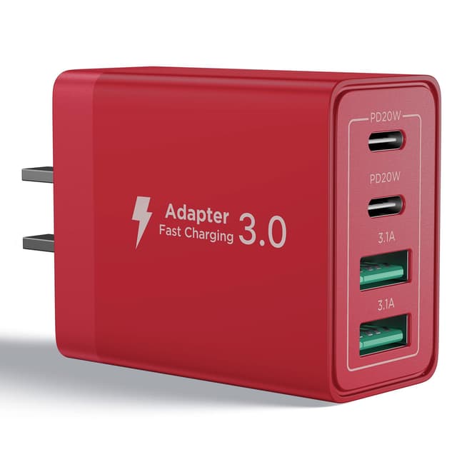 Aioneus 40W USB-C 4-Port Fast Charging Block for Smartphones and Tablets