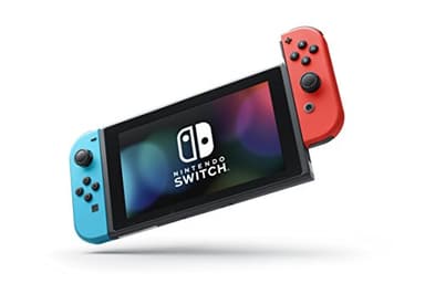 Nintendo Switch with Neon Blue and Neon Red Joy-Con - Versatile Handheld Gaming Console