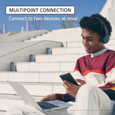 Sony WH-CH520 Wireless On-Ear Headphones with Long Battery Life and Clear Calls