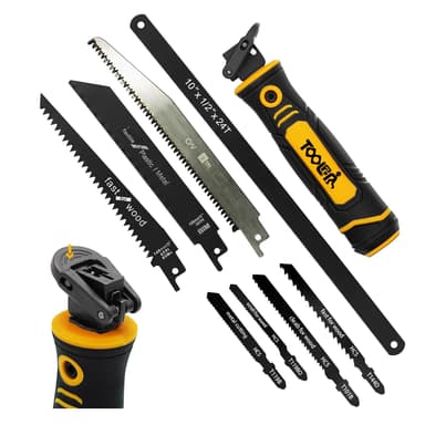 8-In-1 Multi Blades Hand Saw with Quick Change Mechanism for Versatile Cutting