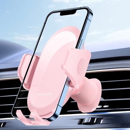 Miracase Metal Hook Clip Air Vent Phone Holder for Cars - Universal Fit for Smartphones and GPS Devices