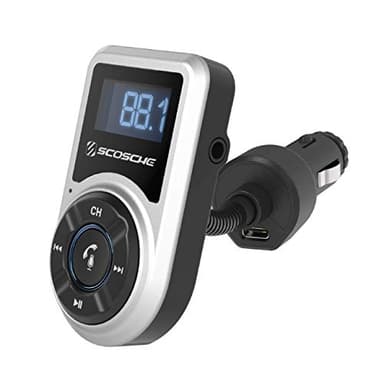 Scosche BTFM9 FM Bluetooth Transmitter Car with Dual USB Charging Ports
