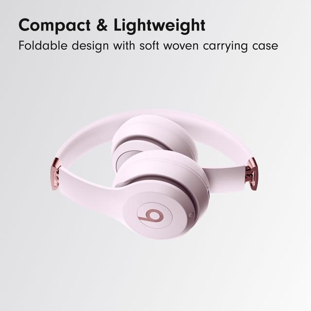 Beats Solo 4 Wireless On-Ear Bluetooth Headphones - Cloud Pink