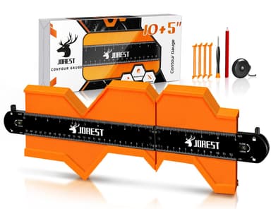 JOREST 10-Inch Contour Gauge with Lock – Precision Profiling Tool for Carpentry and Flooring