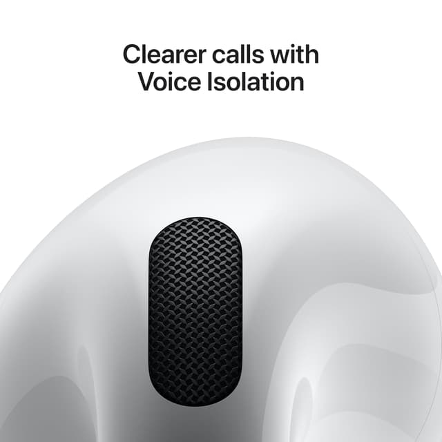 Apple AirPods 4 Wireless Earbuds with H2 Chip and Personalized Spatial Audio