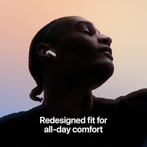 Apple AirPods 4 Wireless Earbuds with Active Noise Cancellation and Personalized Spatial Audio