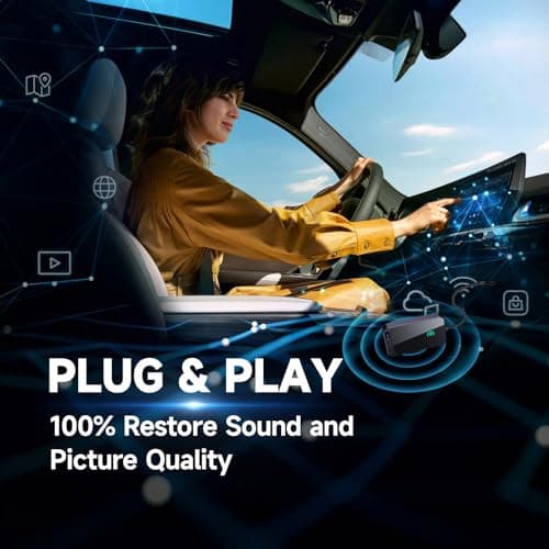 Jemluse Wireless CarPlay Adapter for Apple iPhone - Seamless Wireless Connection for Wired CarPlay Systems