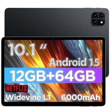 Callsky-Tab 10.1 Inch Android 15 Tablet with Octa-Core Processor and 12GB RAM