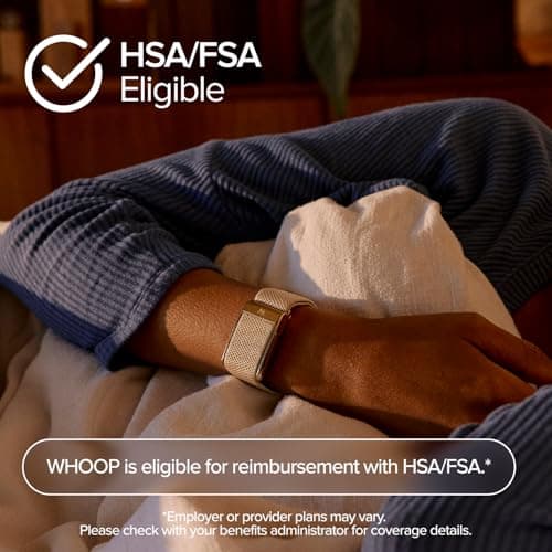 WHOOP 5.0 Activity Tracker with 12-Month Membership - Advanced Health and Fitness Wearable