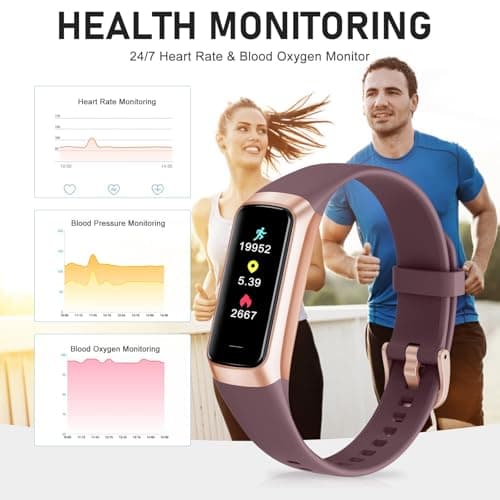 Bakoor Fitness Tracker with AMOLED Touchscreen and Comprehensive Health Monitoring