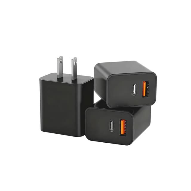 4 Pack 20W USB-C & USB-A Dual Port Chargers for iPhone and More