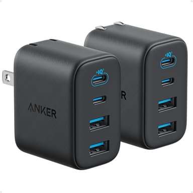 Anker Zolo 50W 4-Port USB-C Charger Block, 2-Pack