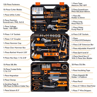 XOOL 368 Piece Home Repair Tool Kit with Drawer Toolbox, Includes Hammer, Pliers, Screw... Review: Is It Worth It for Tools & Home Improvement?