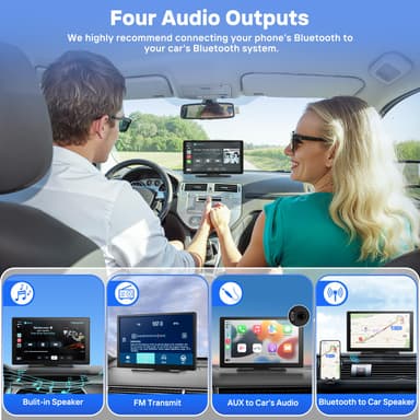 9" Wireless Apple CarPlay & Android Auto Touchscreen with Backup Camera and OTA Updates