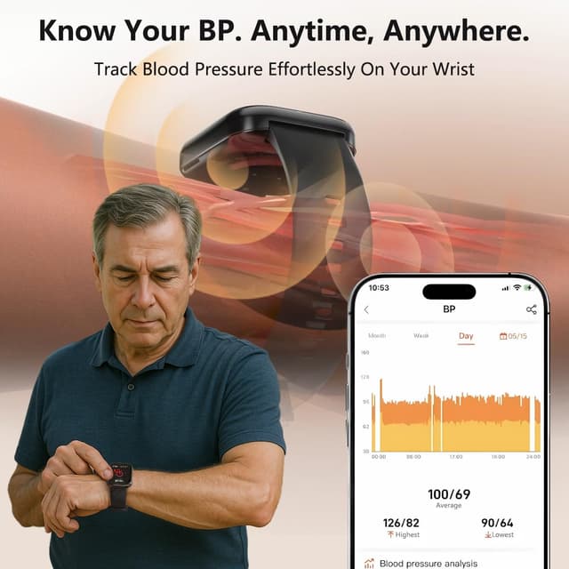MorePro Health Fitness Tracker with Comprehensive Health and Fitness Monitoring