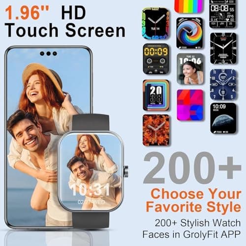 2026 Smart Watch with HD Touchscreen and 110+ Sport Modes for Men and Women