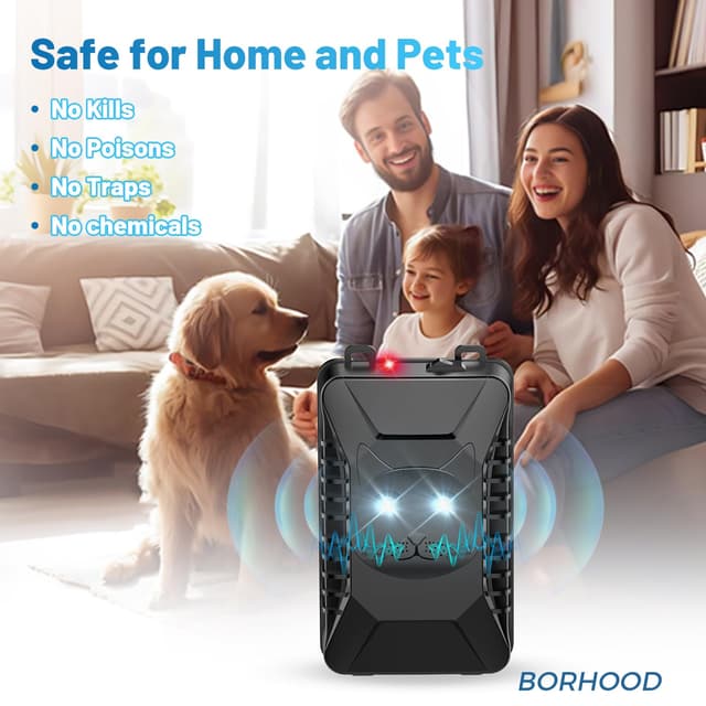 Ultrasonic Repellent for Cars - Battery Powered Rodent Deterrent