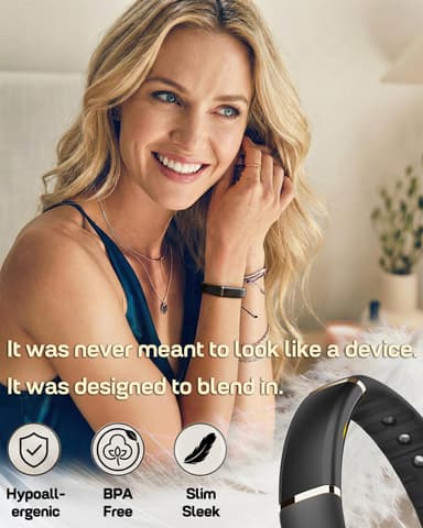 FITVII Screenless Fitness Tracker – Sleek, Subscription-Free Health Monitor
