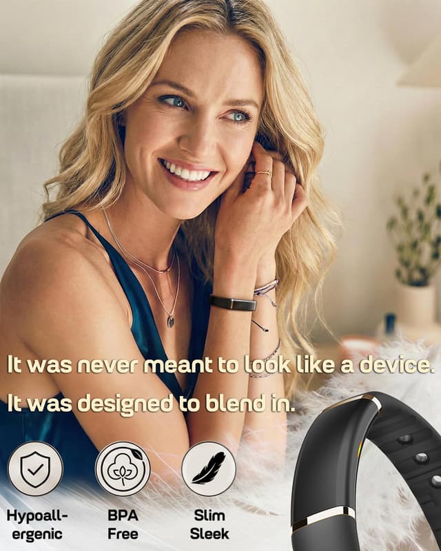 FITVII Screenless Fitness Tracker – Sleek, Subscription-Free Health Monitor
