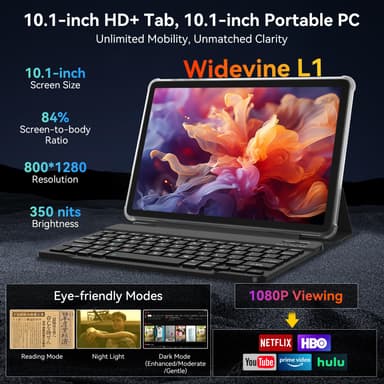 Tablet 2026 Latest Android 16 - 10 Inch 24GB RAM, 256GB Storage, Octa-Core with Gemini AI