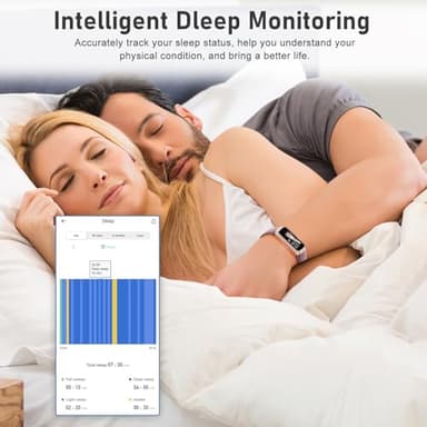 Fitness Tracker with AMOLED Touchscreen and Comprehensive Health Monitoring