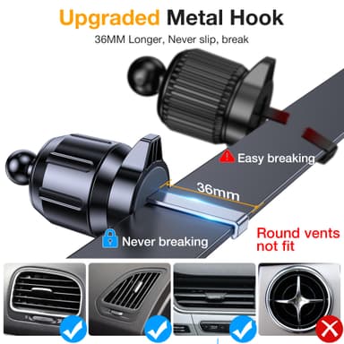 Romuto Super Suction Car Phone Holder Mount with 360° Adjustable Rotation