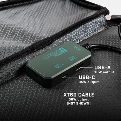 Dark Energy Poseidon Pro 10,000 mAh Portable Charger with Spectre 56W Folding Solar Panel