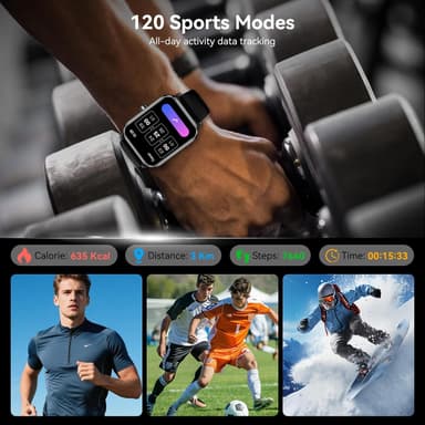 Smart Watch for Men and Women with 1.83" HD Touchscreen and Bluetooth Calling
