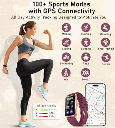 Smart Watch Health Fitness Tracker with Comprehensive Health Monitoring and 115 Sports Modes