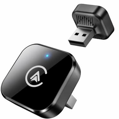 Wireless CarPlay & Android Auto Adapter - 2-in-1 Mini Dongle for Wireless Connectivity